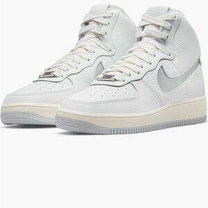 Nike White and Gray High-Tops